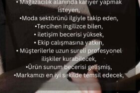 Satış Danışmanı