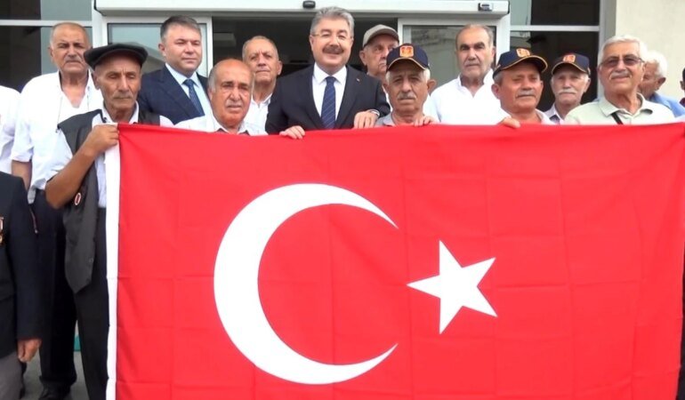 Osmaniyeli Kıbrıs Gazileri 50 yıl sonra savaştıkları topraklara uğurlandı