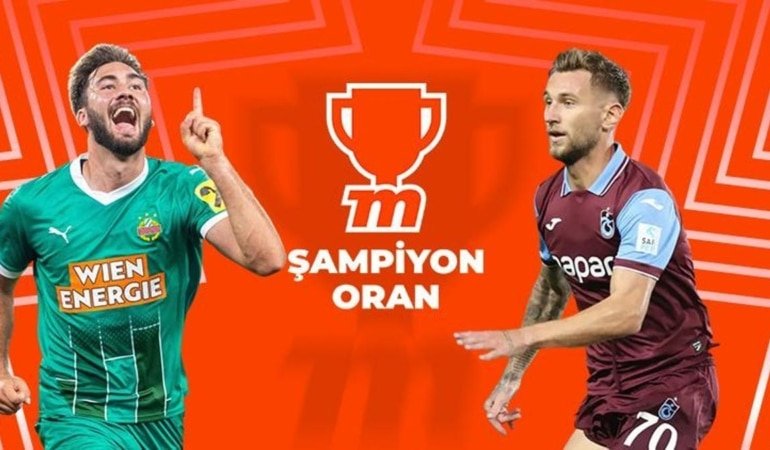 Rapid Wien-Trabzonspor maçının en yüksek İddaa oranları Misli’de!