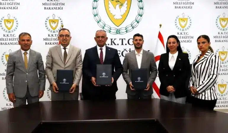 MEB, İTÜ-KKTC ve KIBZEV arasında iş birliği protokolü imzalandı