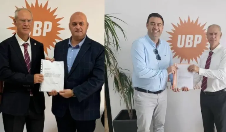 Mevcut başkan Nahit Öncü ve Hüseyin Duvarcı resmi başvuruda bulundu