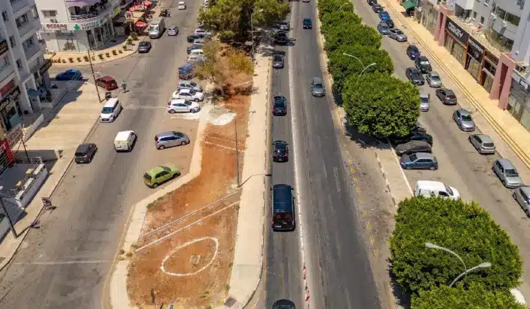 Kaliland bölgesindeki peyzaj düzenleme projesi başladı