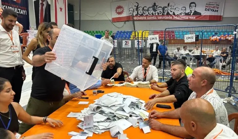 UBP Parti Meclisi sayımı saat 15.00’te olacak