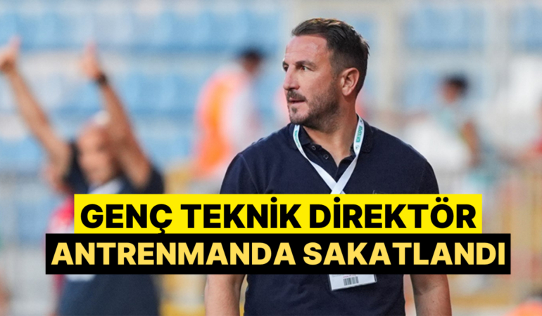 Konyaspor Teknik Direktörü Ali Çamdalı Sakatlandı Ameliyat Olacak