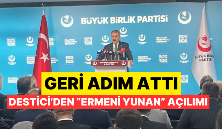 Kredi Kartı Limitini Düşürenlere “Ermeni, Yunan” Diyen Mustafa Destici’den Güncelleme Geldi