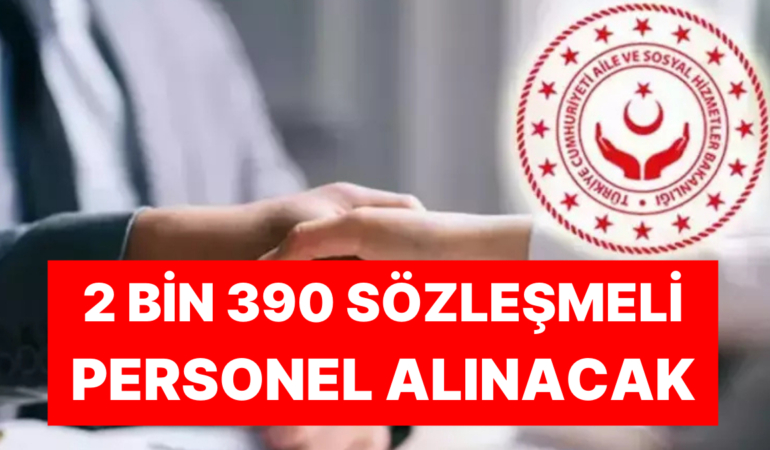 Resmi Gazete’de Yayımlandı: 2 Bin 390 Personel Alınacak