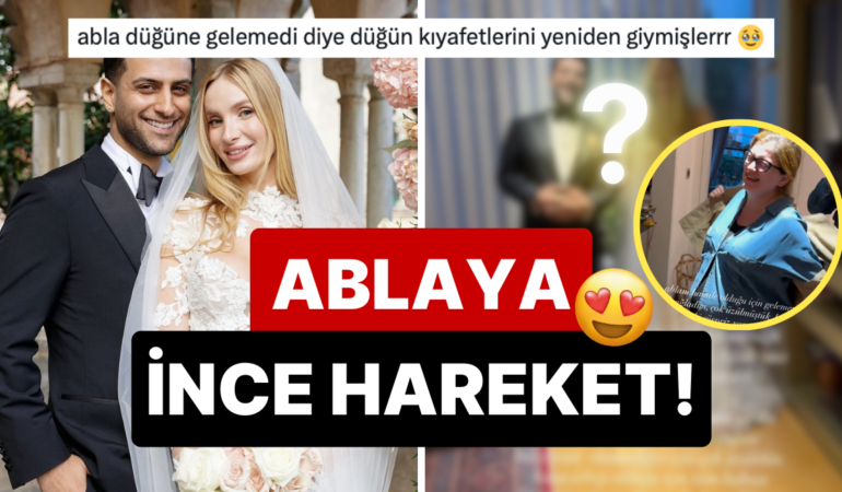Reynmen ve Emire Cansu’dan Hamile Olduğu İçin İtalya’daki Düğüne Katılamayan Ablaya Büyük Jest!