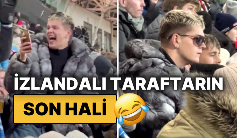 Son Gülen İyi Güler: Attıkları Golden Sonra Taraftarımızla Dalga Geçen İzlandalıların Maç Sonundaki Görüntüsü