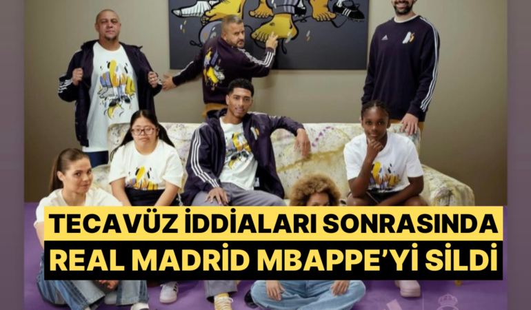 Tecavüzün İddiası Bile Real Madrid’e Tavır Aldırdı: Fotoğraftan Mbappe’yi Sildiler