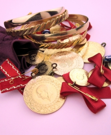 Turkish,Gold,Coins.,Turkish,Gold,Bracelet.,Turkish,Quarter,Gold.,Turkish