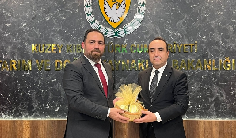 Tarım ve Doğal Kaynaklar Bakanı Çavuş, Türk Dünyası Mühendisler ve Mimarlar Birliği heyetini kabul etti