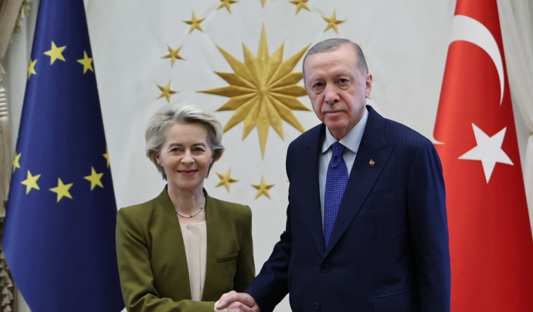 TC Cumhurbaşkanı Erdoğan, AB Komisyonu Başkanı Leyen ile ortak basın toplantısında konuştu…
