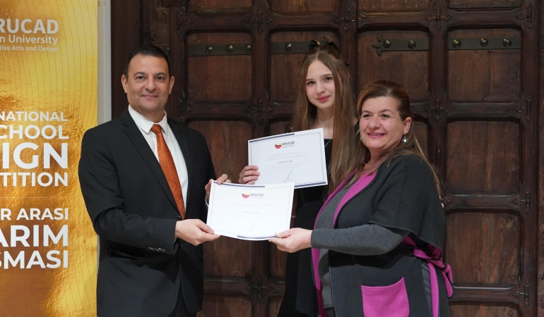 “ARUCAD 5’inci Liseler Arası Tasarım Yarışması” ödül töreni yapıldı