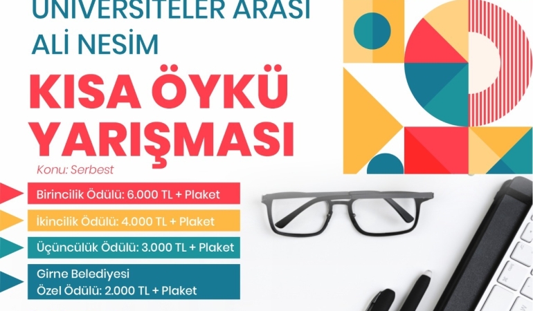 Üniversiteler arası Ali Nesim Kısa Öykü Yarışması düzenleniyor