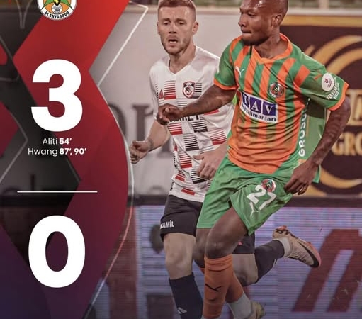 Maç Sonucu: Corendon Alanyaspor 3-0 Gaziantep FK