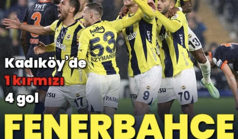 Trendyol Süper Lig’in 16. haftasında Fenerbahçe, sahasında Rams Başakşehir’i 3-1 mağlup etti