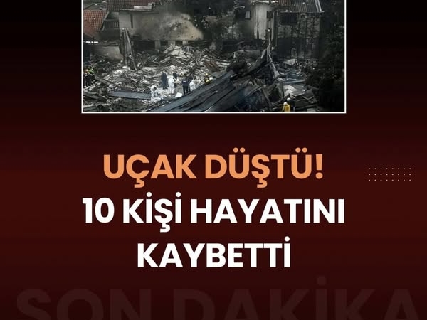 Brezilya’nın güneyindeki Gramado kentinde küçük bir uçak düştü