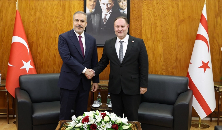 Meclis Başkanı Öztürkler, TC Dışişleri Bakanı Fidan’ı kabul etti