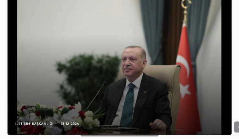 Cumhurbaşkanı Erdoğan’ın yeni yıl mesajı