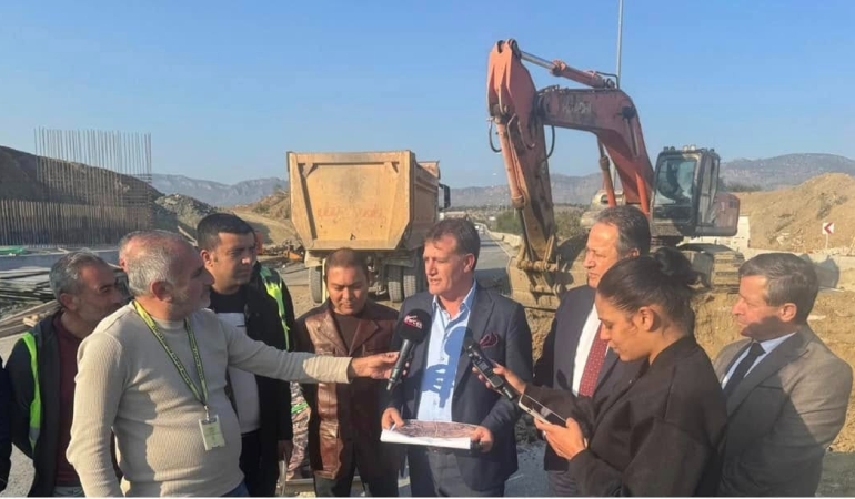 Bayındırlık ve Ulaştırma Bakanı Arıklı “kavşak 1 Nisanda açılacak