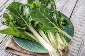 Fresh,Organic,Chard,On,A,Rustic,Background