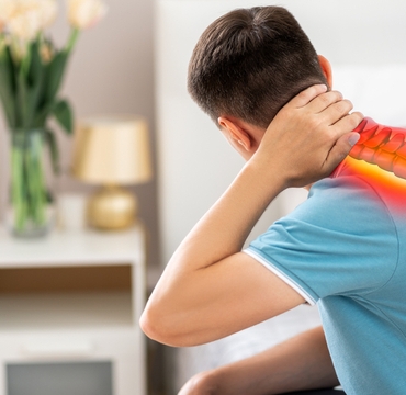 Hernia,Of,The,Cervical,Spine,,Neck,Pain,,Man,Suffering,From