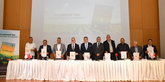 KIBRIS TÜRK KOOPERATİF MERKEZ BANKASI ÜRETİCİ BİRLİKLERİ İLE İŞ BİRLİĞİ PROTOKOLLERİ İMZALADI
