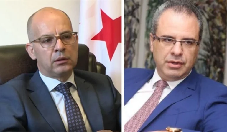 CUMHURBAŞKANI MÜSTEŞARI MEHMET DANA İLE RUM MÜZAKERECİ MENELAOU, BUGÜN GÖRÜŞECEK