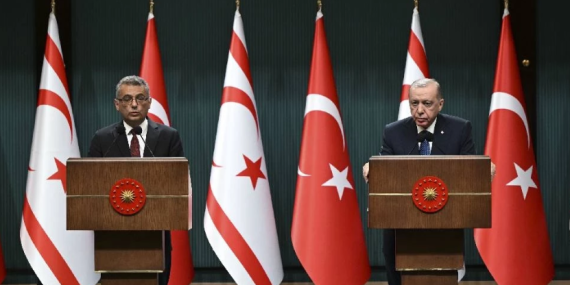 ERHÜRMAN-ERDOĞAN ZİRVESİ RUM BASININDA YER BULDU: ERHÜRMAN, FEDERASYON İFADESİNİ UNUTTU