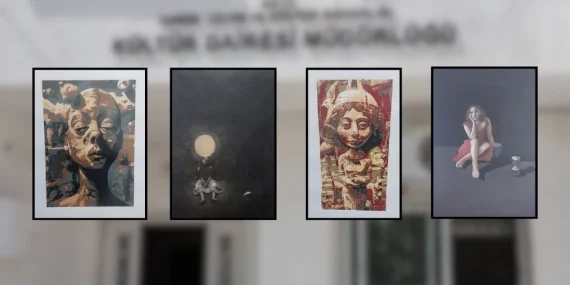 KÜLTÜR DAİRESİ’NİN 13’ÜNCÜ DEVLET GENÇ SANATÇILAR YARIŞMASI VE SERGİSİ GİRNE’DE AÇILDI