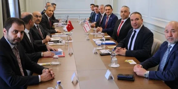 İçişleri Bakanı Dursun Oğuz, mevkidaşı Ali Yerlikaya ile görüştü