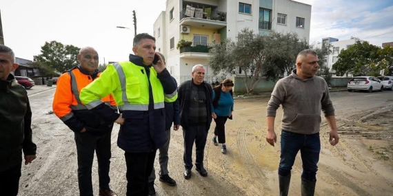 Gönyeli–Alayköy Belediyesi Sel Sonrası Toparlanma Çalışmalarını Başlattı