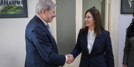 CTP Genel Başkanı İncirli, Hahn ile görüştü