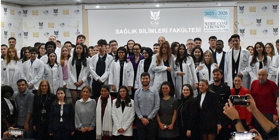 GAÜ Sağlık Bilimleri Fakültesi’nde beyaz önlük giyme töreni yapıldı