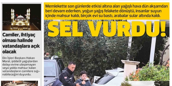 10  ARALIK ÇARŞAMBA- GAZETE MANŞETİMİZ