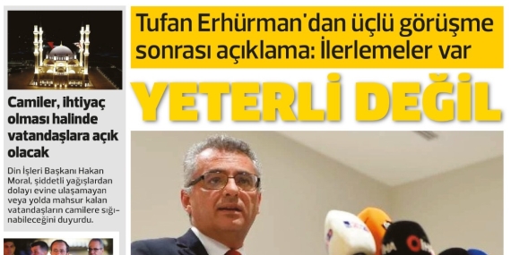 12 ARALIK CUMA –  GAZETE MANŞETİMİZ