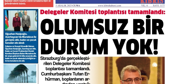 5 ARALIK CUMA – GAZETE MANŞETİMİZ