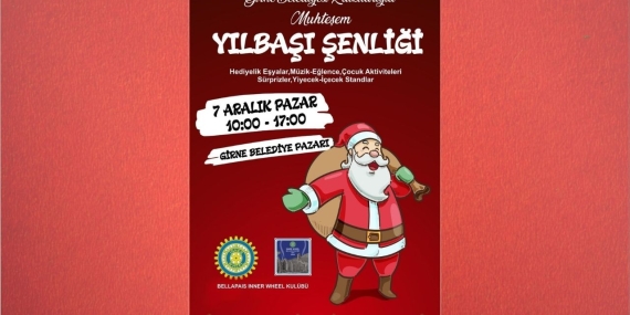 Girne’de pazar günü ‘Yılbaşı Şenliği’ düzenleniyor