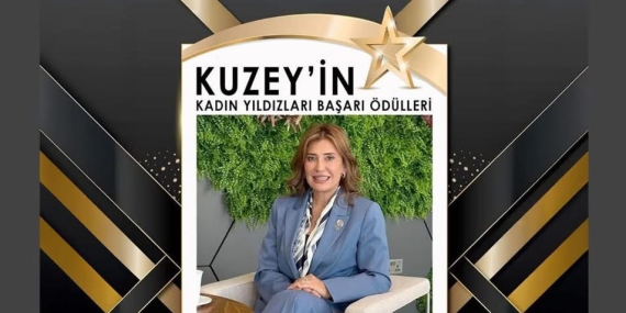 GİKAD KURUCUSU ÜYESİ BERRİN AVUNDUK’A “KUZEYİN KADIN YILDIZLARI BAŞARI ÖDÜLÜ” LAYIK GÖRÜLDÜ