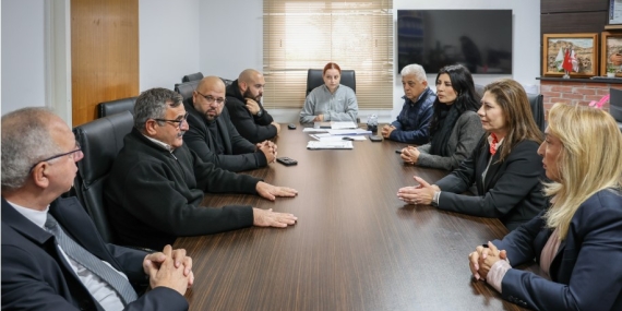 CTP GENEL BAŞKANI İNCİRLİ, GİRNE VE DİKMEN BELEDİYELERİNİ ZİYARET ETTİ