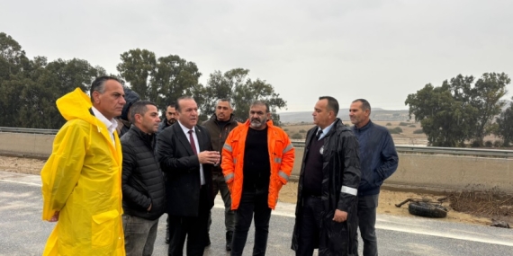 ATAOĞLU, GİRNE İLÇE EMNİYET KURULU TOPLANTISINA BAŞKANLIK ETTİ. SORUN YAŞANAN BÖLGELERİ İNCELEDİ