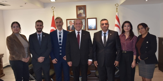Ataoğlu,KKTC İzmir Başkonsolosu Demir ve personeli ile biraraya geldi