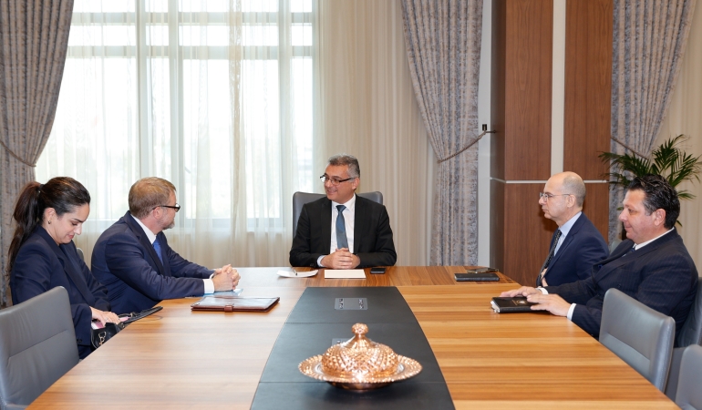 Cumhurbaşkanı Erhürman, İsveç’in Lefkoşa Büyükelçisi Martin Hagström’ü kabul etti