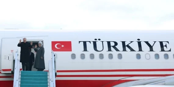 Recep Tayyip Erdoğan, Türkmenistan’a gitti