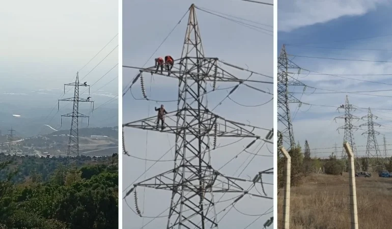 Lefkoşa–Teknecik hattı silikon izolatörlerle yenilendi