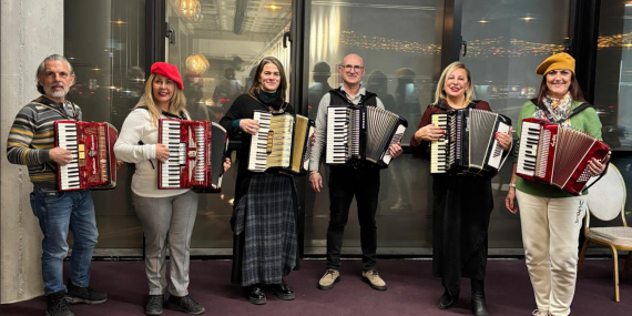 GİRNE BELEDİYESİ AKORDİYON KURSLARI DEVAM EDİYOR