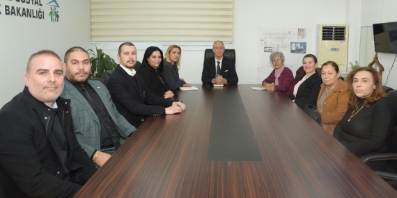 HASİPOĞLU, KANSER HASTALARINA YARDIM DERNEĞİ HEYETİ İLE GÖRÜŞTÜ