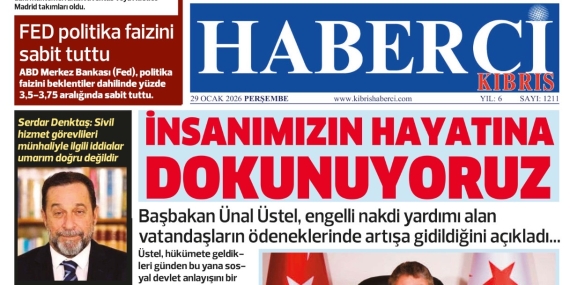 29 OCAK PERŞEMBE -GAZETE MANŞETİMİZ