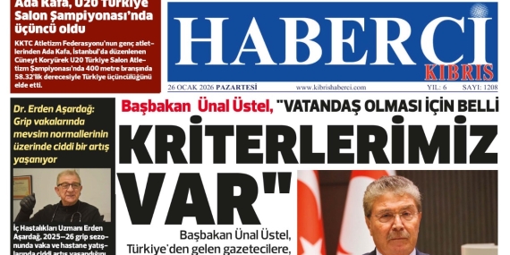 26OCAK PAZARTESİ – GAZETE MANŞETİMİZ