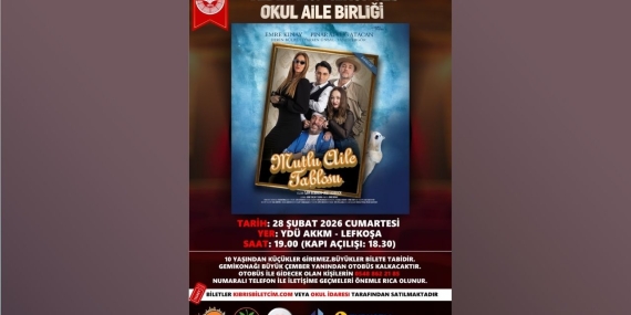 “MUTLU AİLE TABLOSU” OYUNU 28 ŞUBAT’TA SEYİRCİYLE BULUŞUYOR